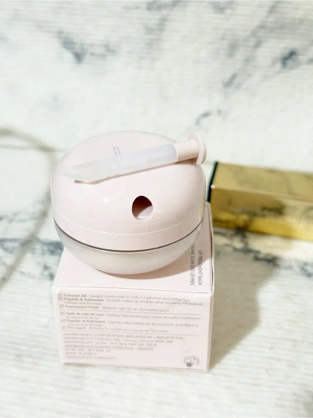 Laneige Lip Treatment Balm (w/ Coconut Oil, Peptide & Pearlescent Finish)